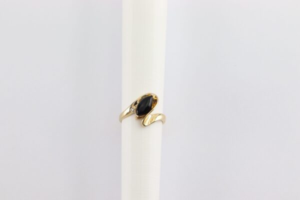 Goldring mit Onyx und Diamanten   #Gold-199-2 – Bild 4