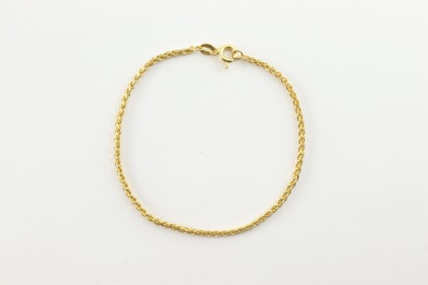 sehr feines Armband in Gelbgold – Bild 3