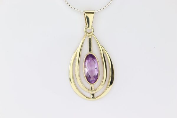 Anhänger mit Amethyst   (  OHNE  KETTE  ) – Bild 3