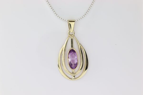 Anhänger mit Amethyst   (  OHNE  KETTE  ) – Bild 4