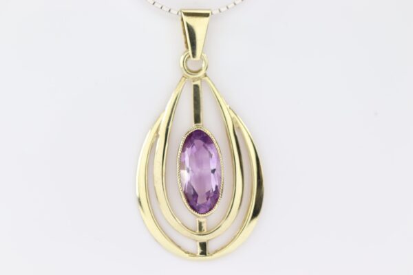 Anhänger mit Amethyst   (  OHNE  KETTE  ) – Bild 5