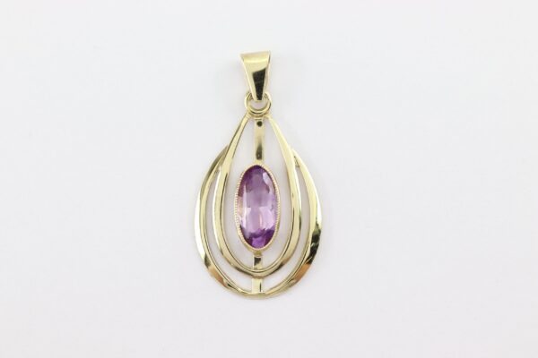 Anhänger mit Amethyst   (  OHNE  KETTE  ) – Bild 6