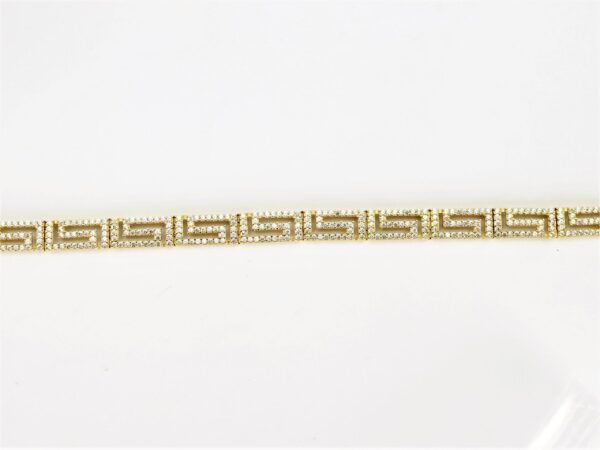 Armband  in Gelbgold mit Zirkonia