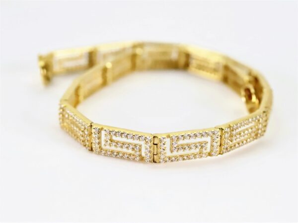 Armband  in Gelbgold mit Zirkonia – Bild 5