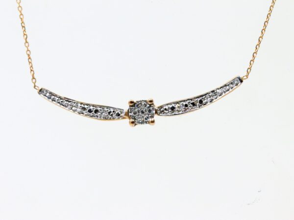 feines Collier mit Diamanten