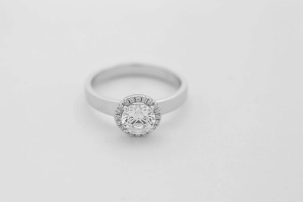 Ring 925 Sterlingsilber  rhodiniert mit Zirkonia