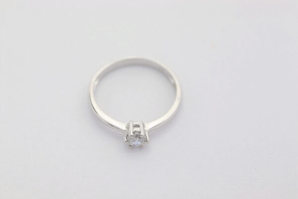 Ring 925 Sterlingsilber  rhodiniert mit Zirkonia – Bild 5