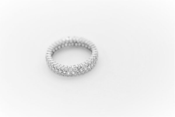 Ring 925 Sterlingsilber  rhodiniert mit Zirkonia – Bild 5