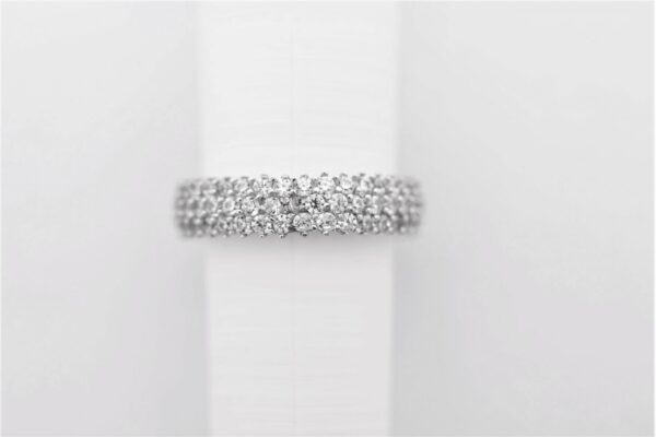 Ring 925 Sterlingsilber  rhodiniert mit Zirkonia – Bild 7