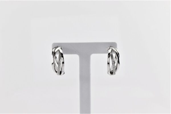 wunderschöne Ohrstecker in Sterlingsilber mit Zirkonia