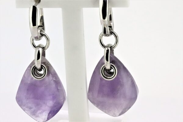 Ohrhänger Amethyst mit Sterlingsilber – Bild 3