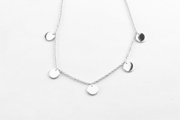 Collier  in Sterlingsilber rhodiniert – Bild 4