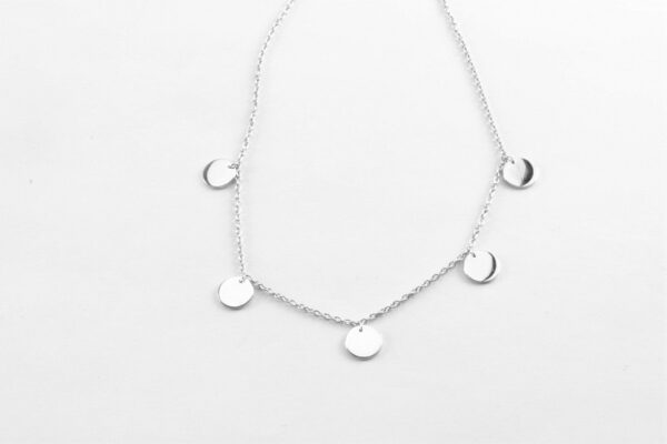 Collier  in Sterlingsilber rhodiniert – Bild 5