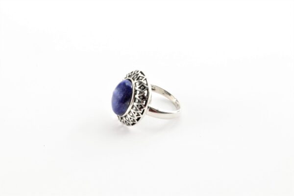 Ring in Sterlingsilber mit Lapislazuli – Bild 2