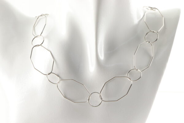 ein sehr feines Collier in Sterlingsilber – Bild 5