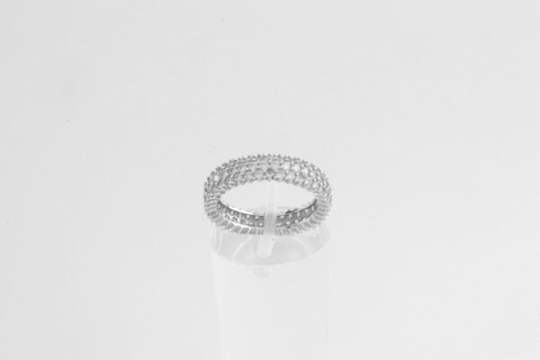 feiner Ring in Sterlingsilber mit Zirkonia – Bild 4