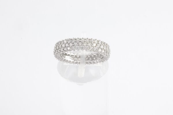 feiner Ring in Sterlingsilber mit Zirkonia – Bild 8