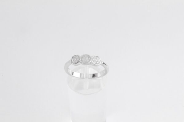 feiner Ring in Sterlingsilber mit Zirkonia – Bild 10