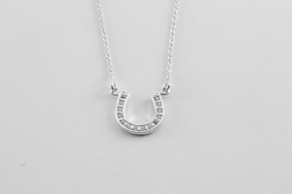 Collier in Sterlingsilber mit Zirkonia – Bild 4