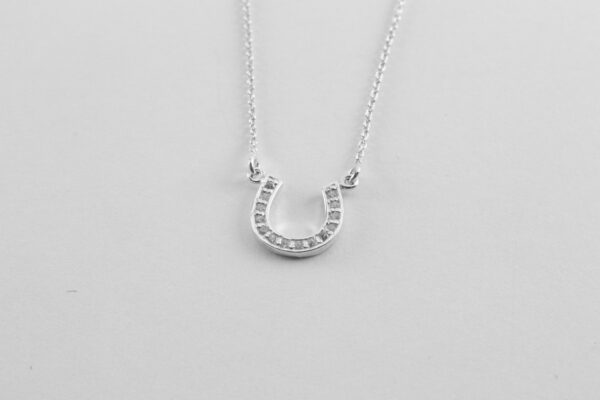 Collier in Sterlingsilber mit Zirkonia – Bild 2