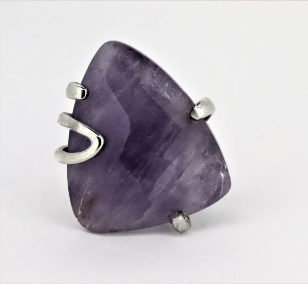 sehr schöner Amethyst in Sterlingsilber gefasst – Bild 3